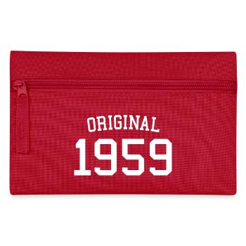 Original 1959 65th Birthday Men Women 65 Years Old - Pencil Case - red - Front