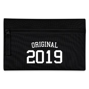 Original 2019 - 4 Years Old, 4th Birthday Kids - Pencil Case - black - Front