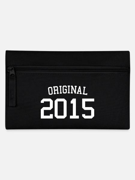 Original 2015 - 8 Jahre alt, Kinder zum 8. Geburtstag - Federtasche - Schwarz