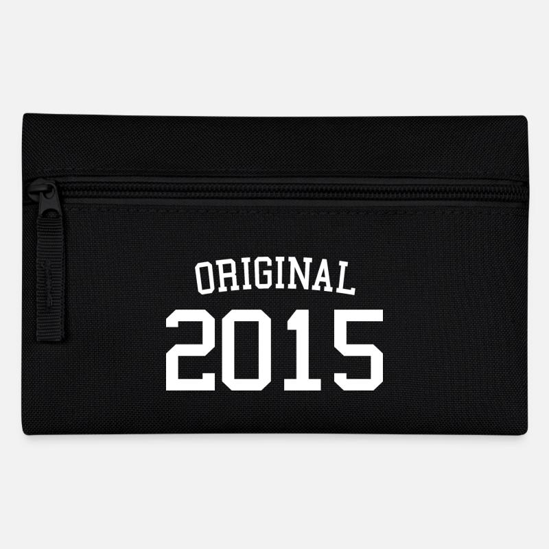 Original 2015 - 8 Jahre alt, Kinder zum 8. Geburtstag - Federtasche - Schwarz