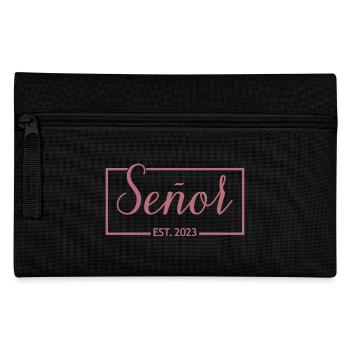 2023 Fête de mariage du marié de fiançailles - Trousse - noir - Devant