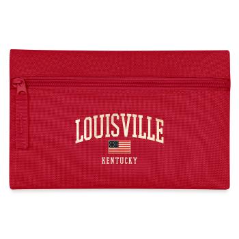 Louisville Kentucky Vintage Arch - Federtasche - Rot - Vorne