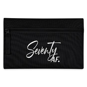 70th Birthday Men Women Anniversary 70 Years Old - Pencil Case - black - Front