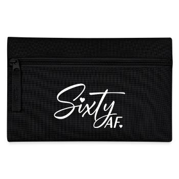 60th Birthday Men Women Anniversary 60 Years Old - Pencil Case - black - Front