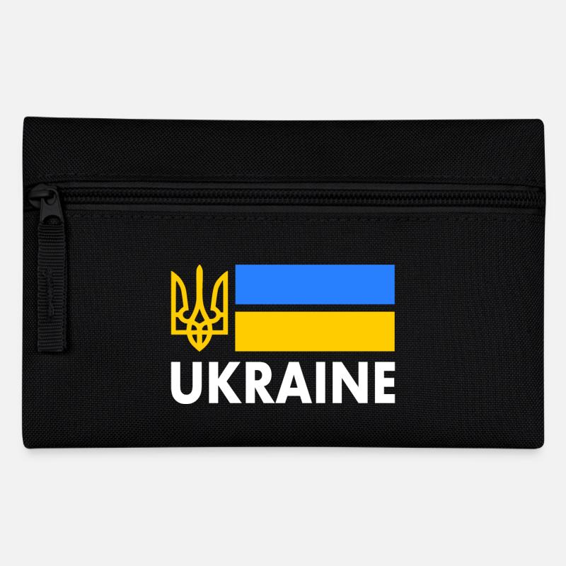 Ukraine - Federtasche - Schwarz