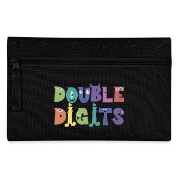 Cadeau de 10e anniversaire, 10 ans, pour garçons et filles - Trousse - noir - Devant