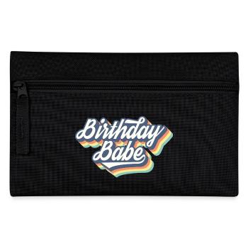 Birthday Babe Matching Group Birthday Party Gift - Pencil Case - black - Front
