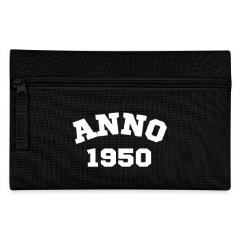 Anno 1950 Geburtstag Geburtsjahr - Federtasche - Schwarz - Vorne