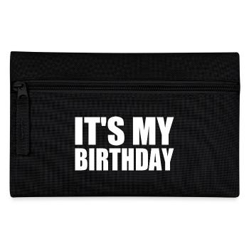 It's my birthday - Federtasche - Schwarz - Vorne