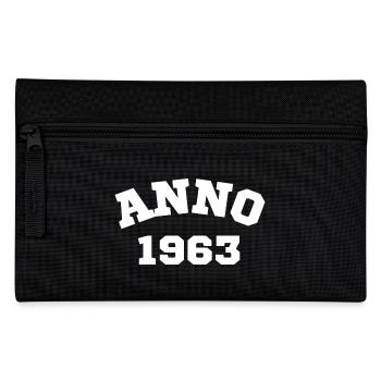 Anno 1963 Geburtstag Geburtsjahr - Federtasche - Schwarz - Vorne