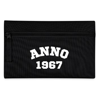 Anno 1967 Geburtstag Geburtsjahr - Federtasche - Schwarz - Vorne