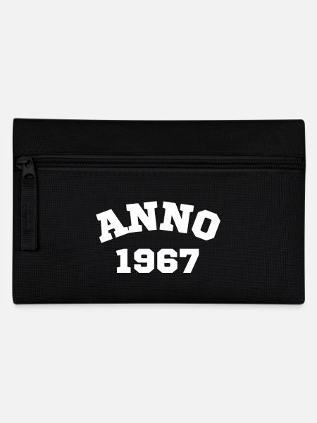 Anno 1967 Geburtstag Geburtsjahr - Federtasche - Schwarz