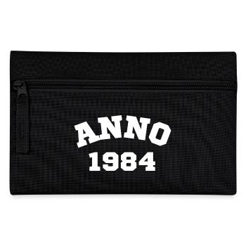 Anno 1984 Geburtstag Geburtsjahr - Federtasche - Schwarz - Vorne