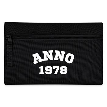 Anno 1978 Anniversaire Année de naissance - Trousse - noir - Devant