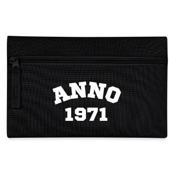 Anno 1971 Geburtstag Geburtsjahr - Federtasche - Schwarz - Vorne