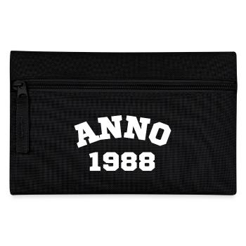 Anno 1988 Geburtstag Geburtsjahr - Federtasche - Schwarz - Vorne