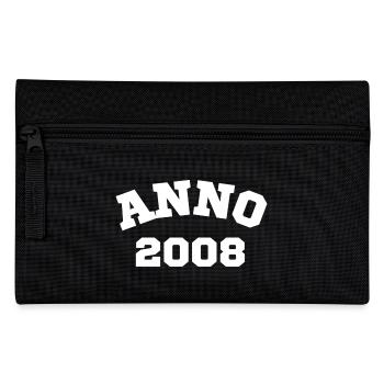 Anno 2008 Birthday Year of birth - Pencil Case - black - Front