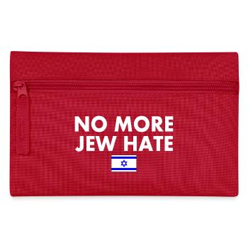 No more jew hate - Pencil Case - red - Front