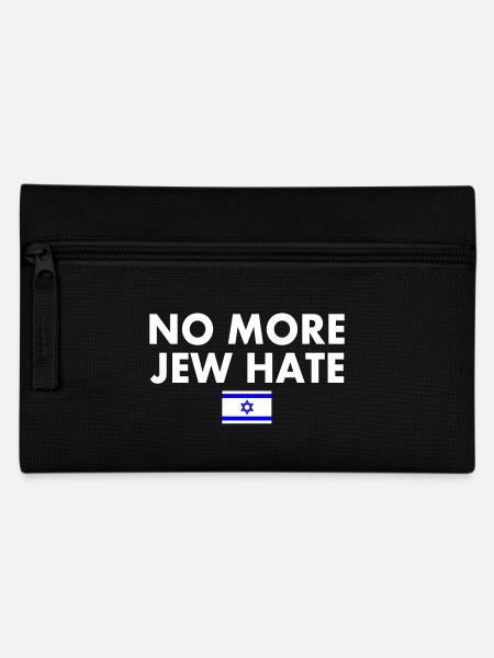 No more jew hate - Federtasche - Schwarz
