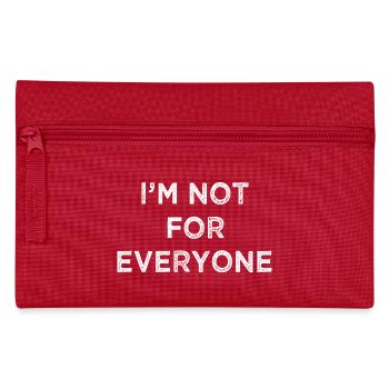 Bold Affirmation T-Shirt Design - Pencil Case - red - Front