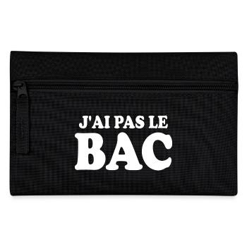 j'ai pas le bac - Trousse - noir - Devant