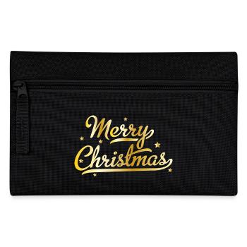 Merry Christmas - Federtasche - Schwarz - Vorne