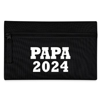 Papa 2024 - Federtasche - Schwarz - Vorne