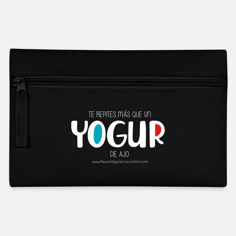 Garlic yogurt (dark) - Pencil Case - black