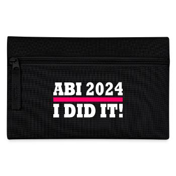 Abi 2024 - Federtasche - Schwarz - Vorne