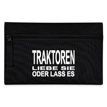 Traktor - Federtasche - Schwarz - Vorne