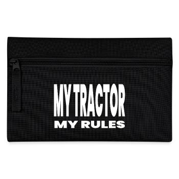 Tractor - Pencil Case - black - Front