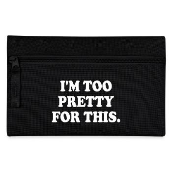 IM TOO PRETTY FOR THIS - Trousse - noir - Devant