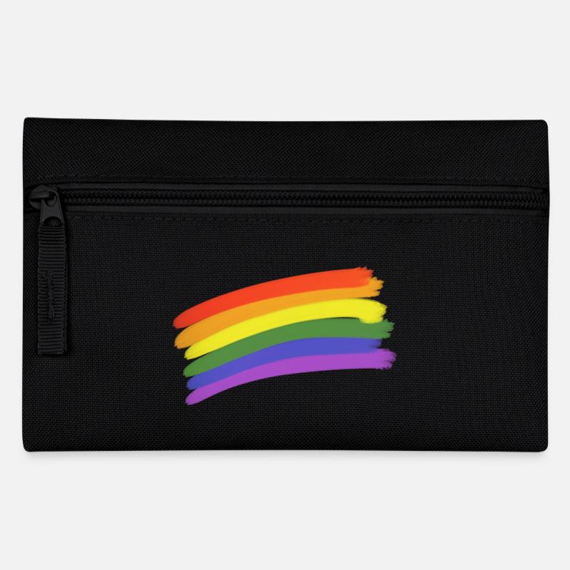 LGBTQ - Federtasche - Schwarz