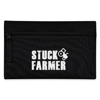 STUCK FARMER LIGHT GREY - Pencil Case - black - Front