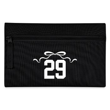 Numéro 29 noeud - 29e anniversaire - Trousse - noir - Devant