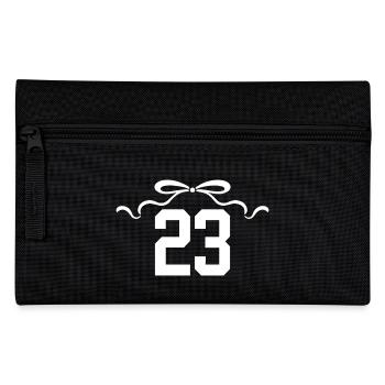 Numéro 23 noeud - 23e anniversaire - Trousse - noir - Devant