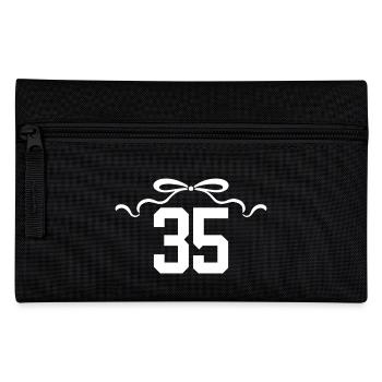 Numéro 35 noeud - 35e anniversaire - Trousse - noir - Devant