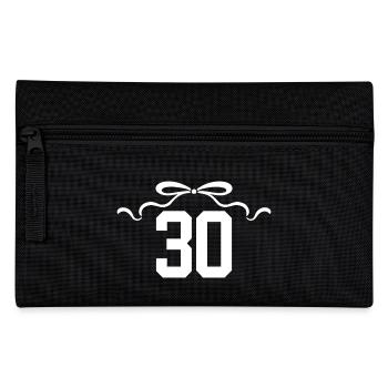 Numéro 30 noeud - 30e anniversaire - Trousse - noir - Devant