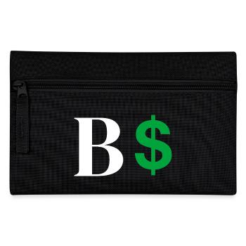 Lettre b dollar - Trousse - noir - Devant