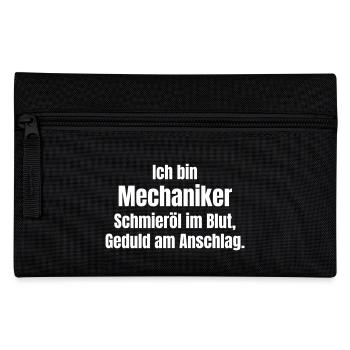 Mechaniker - Federtasche - Schwarz - Vorne