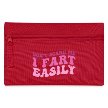 don't scare me i fart easily - Trousse - rouge - Devant