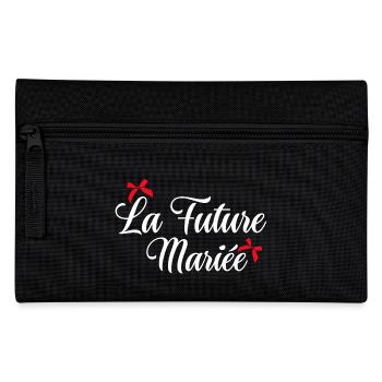 La future mariée noeud - Trousse - noir - Devant