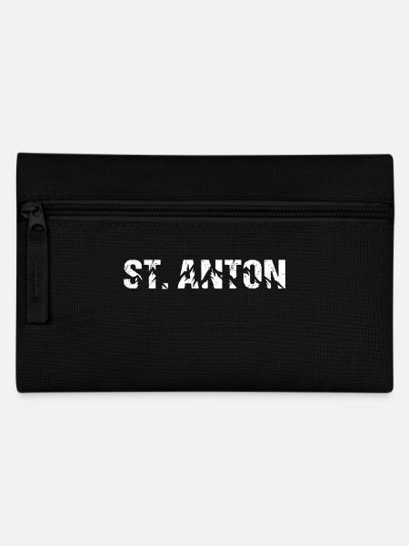 St. Anton Mountains Austria Alps Sankt Anton - Pencil Case - black