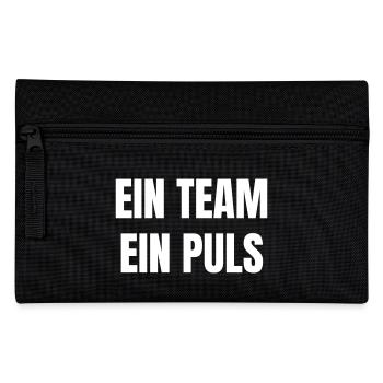 One team, one pulse. - Pencil Case - black - Front
