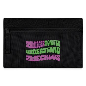 Monster-in-law resistance futile. - Pencil Case - black - Front