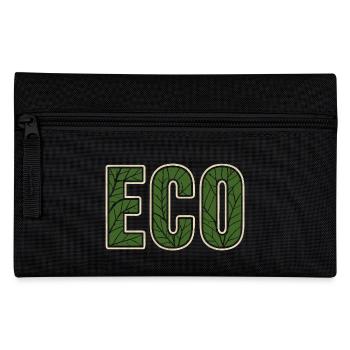 ECO Blattmuster Umweltbewusstsein Naturfreunde - Federtasche - Schwarz - Vorne