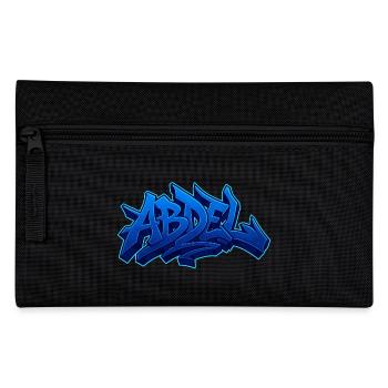 Graffiti Name Abdel ideal printable gift - Pencil Case - black - Front