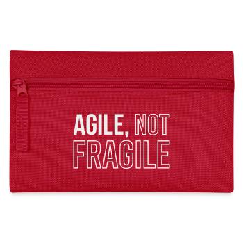 Agile Development, Scrum Coach Hoodie - Federtasche - Rot - Vorne