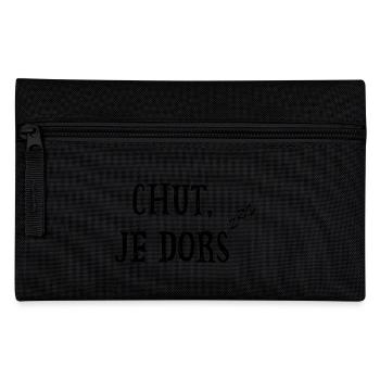 Chut, je dors - Trousse - noir - Devant