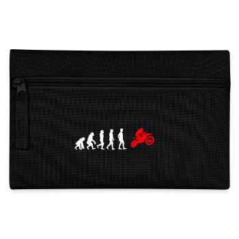 EVOLUTION motorcross biker motorcycle - Pencil Case - black - Front